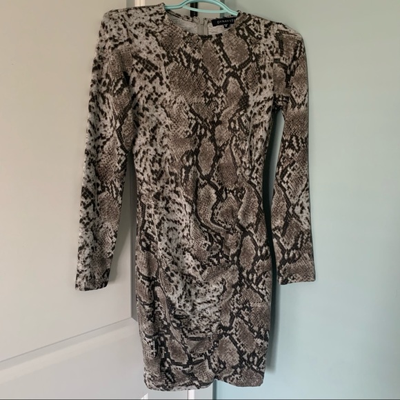 Dynamite snake skin dress - Picture 3 of 5